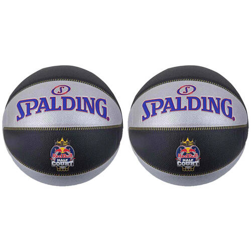 2PK Spalding Red Bull Official TF-33 Indoor/Outdoor Game Basketball Size 7
