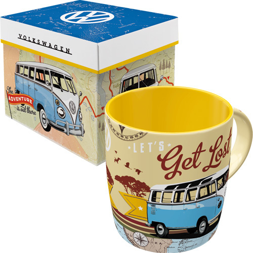 Nostalgic Art Volkswagen Bulli Let's Get Lost 330ml Mug/Gift Box Combo
