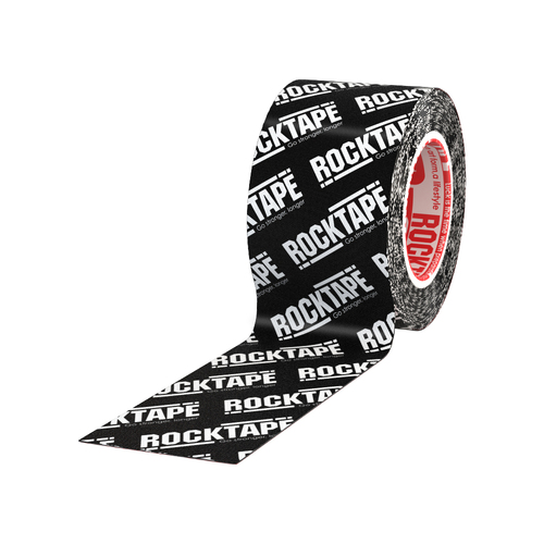 Rocktape 5cm x 5M Standard Sport Injuries Roll - Black Logo