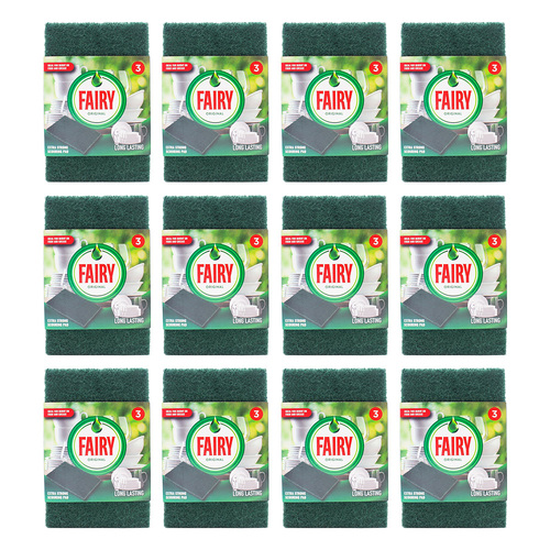 36pc Fairy Original Extra Strong Scouring Pad - Green