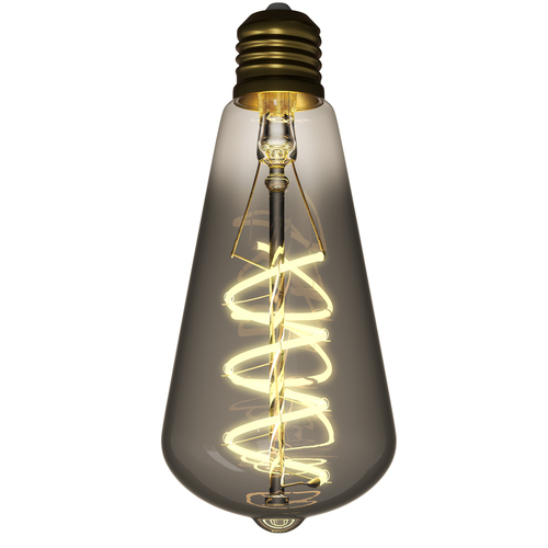 Glowbe Yoko Glono LED Soft Filament Light Globe Smoke 5W/E27/2200K/130lm