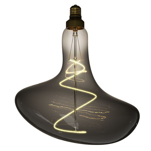 Glowbe Da Vinci Did It LED Soft Filament Light Globe Smoke 5W/E27/2200K/130lm