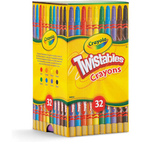 32pc Crayola Twistables Crayons Share Pack Set Kids 3y+