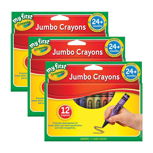 36pc Crayola My First Crayola Non-Toxic Jumbo Crayons For Kids 2+