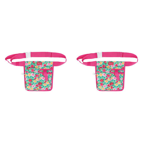 2PK Annabel Trends Sprout Half Waist Garden Tool Belt - Camellias Mint
