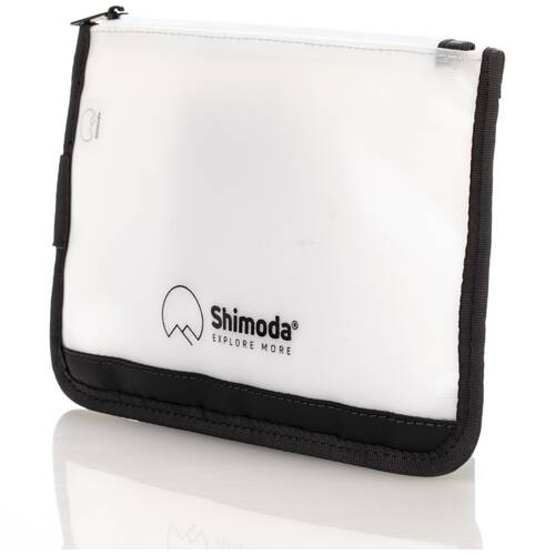 Shimoda Travel Pouch Clear Tpu Versatile Accessory Organiser - Black
