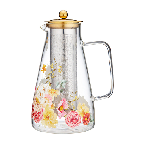 Ashdene Springtime Soiree Glass Infuser Jug