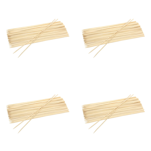 4PK 80pk Wiltshire Bar-B Barbeque Bamboo Skewers Sticks 30cm