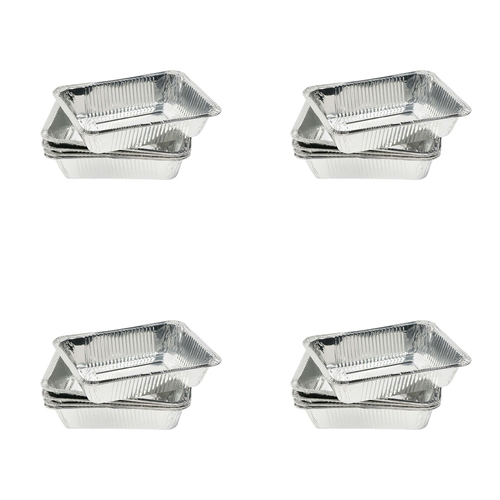 4 x 5pc Wiltshire Bar-B Rectangular Barbeque Foil Trays Small