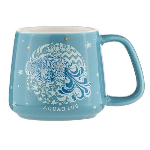 Ashdene Tattoo Zodiac 390ml Aquarius Tea/Coffee Mug