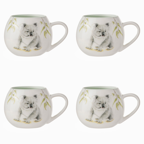4PK Ashdene Bush Buddies Drink Cup Mini Hug 200ml Mug - Koala