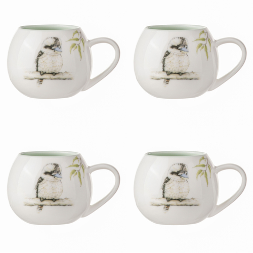 4PK Ashdene Bush Buddies Drink Cup Mini Hug 200ml Mug - Kookaburra
