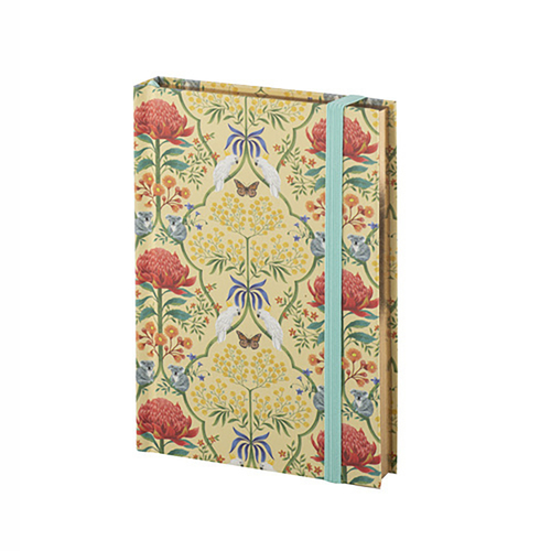 Ashdene Matilda A6 Hardcover Notebook w/ Elastic Band Closure - Cream