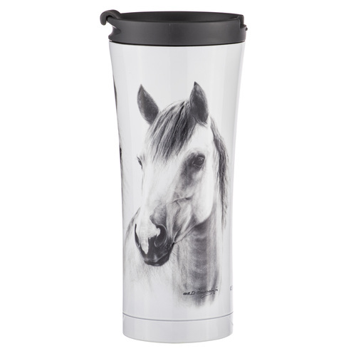 Ashdene Trio Travel Double Walled 500ml Mug w/ Lid - Grey