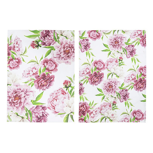 2pc Ashdene Rose Delight 70x50cm Kitchen Towel - Assorted