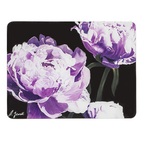 Ashdene Dark Florals Peony 30x40cm Surface Protector