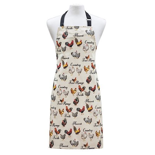 Ashdene Heartland Printed 70x89cm Cotton Kitchen Cooking Adjustable Apron