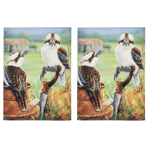 2PK Ashdene A Country Life Countrysiders 70x50cm Kitchen Towel Cotton Cloth