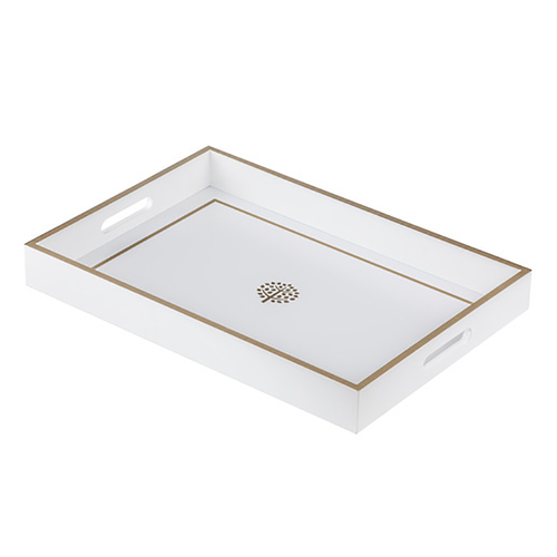 Ashdene Tea Time Accessories 45cm Serving Tray - White