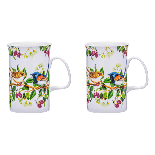 2PK Ashdene Australian Birds 320ml Coffee Mug - Fairy Wrens