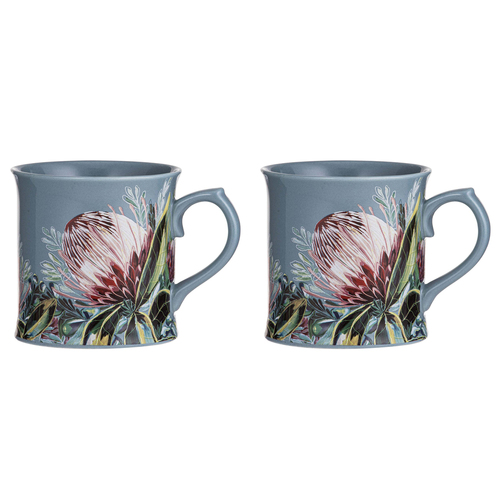 2PK Ashdene New Bone China 440ml/13cm Radiance Misty Mug