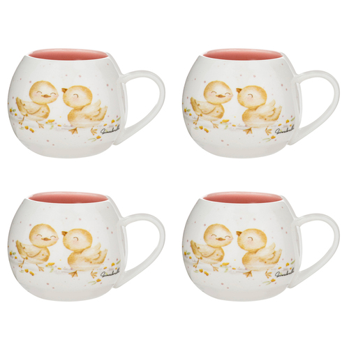 4PK Ashdene Little Darlings 200ml Mini Hug Mug - Ducklings 