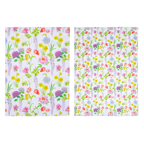 2pc Ashdene Botanical Symphony Kitchen 70cm Towel - Assorted