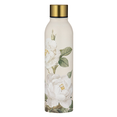 Ashdene Elegant Rose Stainless Steel 500ml/24.5cm Drink Bottle - Cream