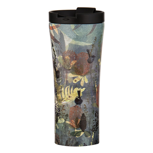 Ashdene Stainless Steel 500ml Enchanting Banksia Travel Mug w/ Lid