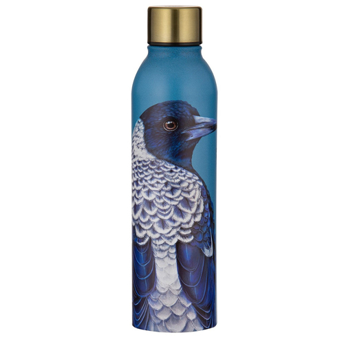 Ashdene Stainless Steel 500ml Modern Birds Magpie Drink Bottle