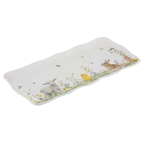 Ashdene New Bone China 35.6cm Sweet Meadows Platter Rectangular Large