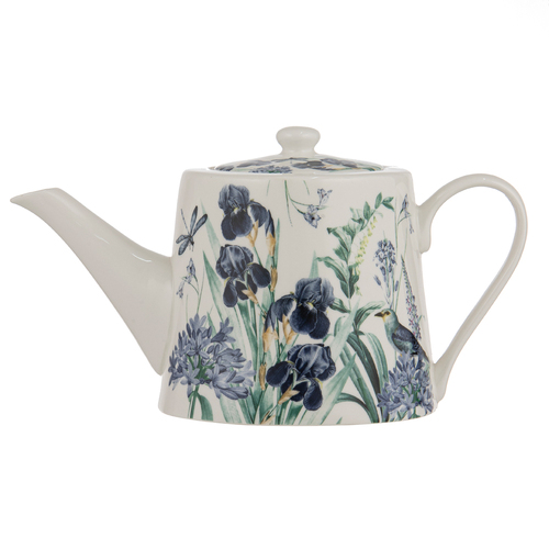 Ashdene Iris Garden Fine Bone China Infuser Teapot