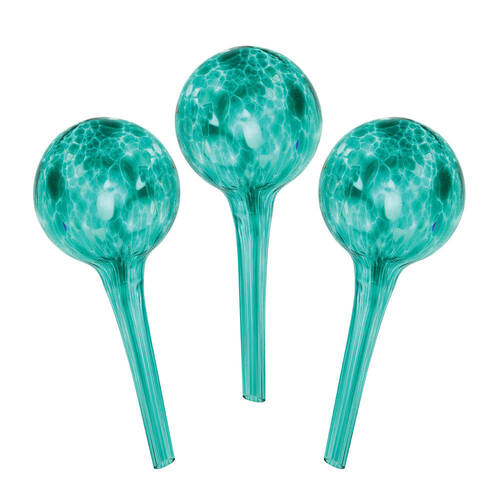 3pc Annabel Trends Plant Water Globe Set 21.5cm - Green