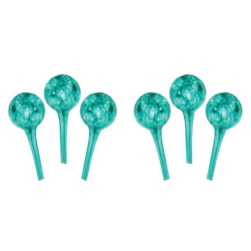 6pc Annabel Trends Plant Water Globe Set 21.5cm - Green