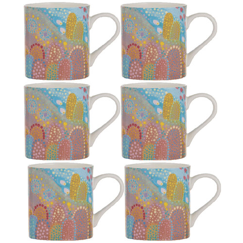 6PK Ashdene Koort Boodja - Heart Country Happy Children Mug