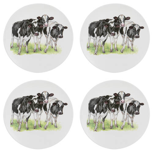 4pc Ashdene Meet The Girls Dining Side Plate Serveware Set