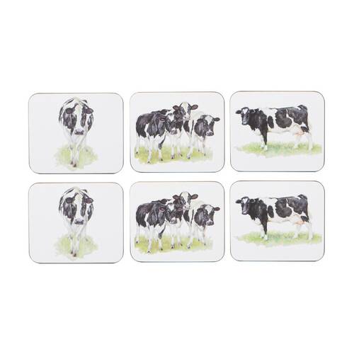 6pc Ashdene Meet The Girls Tabletop Dining Coaster 11x10cm