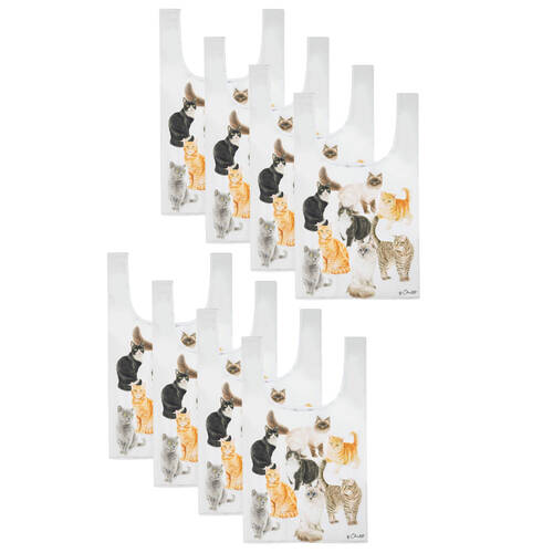 8PK Ashdene Purrrfect Moments Reusable Shopping Tote Bag 36x64cm