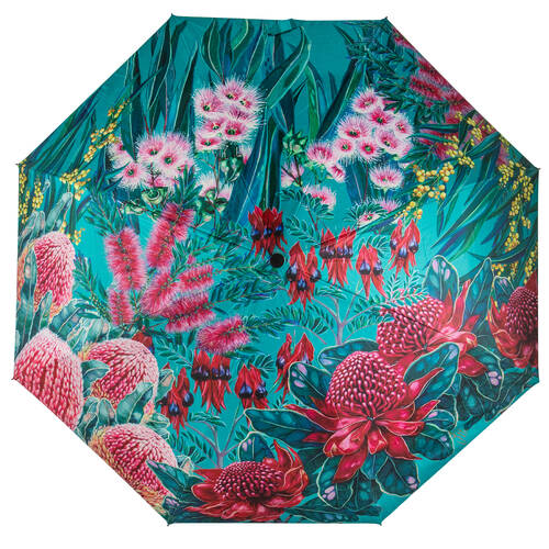 Ashdene Native Flora On The Go Travel Womens Umbrella 31x7cm