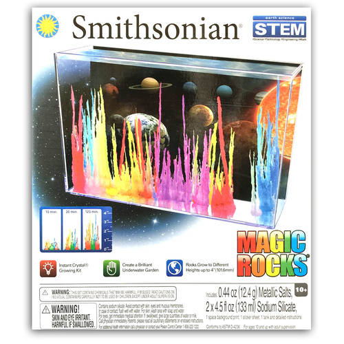 Smithsonian Underwater Magic Rocks Crystal Growing Science Kit