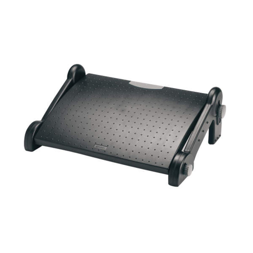 Kensington 20cm Footrest PVC Tilt Adjustable Platform - Grey
