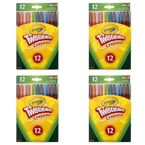 48pc Crayola Twistables Crayons Kids 3y+