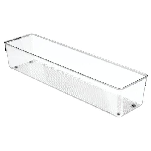 iDesign Linus 40x10cm Drawer Organiser Storage - Clear