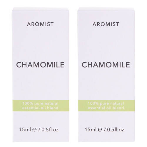 2PK Gibson Gifts Aromist Oil Aromatherapy 15ml - Chamomile Scent