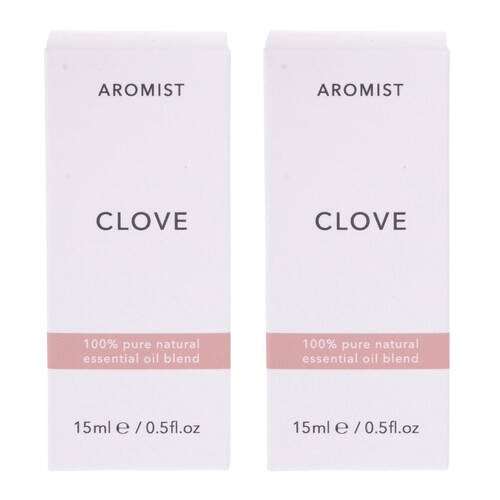 2PK Gibson Gifts Aromist Oil Aromatherapy 15ml - Clove Scent