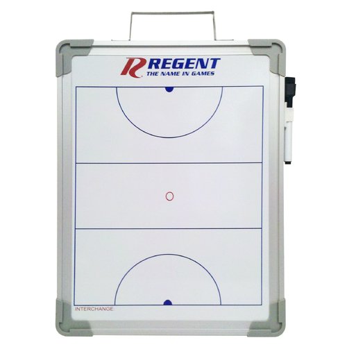 Regent 30x40cm Magnetic Netball Coaches Tactic Board
