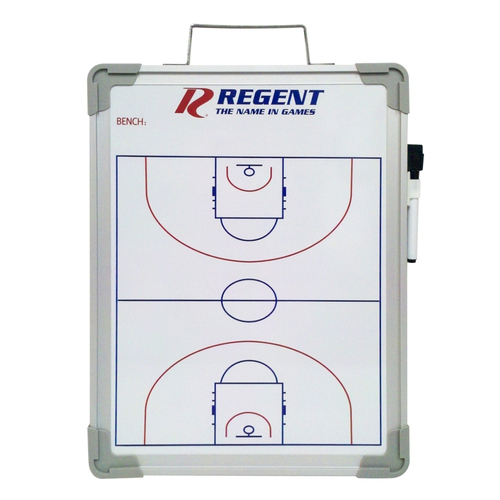 Regent 30x40cm Magnetic Basketball Coaches Tactic Board