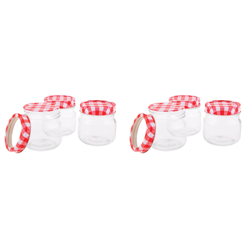 2x 6pc Appetito 250ml Mason Preserving Jars Home/Kitchen Organiser