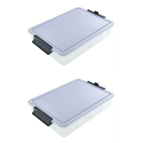 2PK Farberware SnackleBox Polypropylene Board and Box 30x40.5cm White/Clear