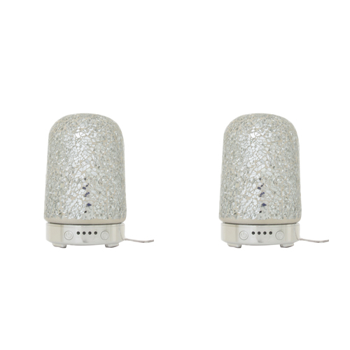 2PK Gibson Gifts Aroma Dome Humidifier Aromatherapy 15cm - Mosaic